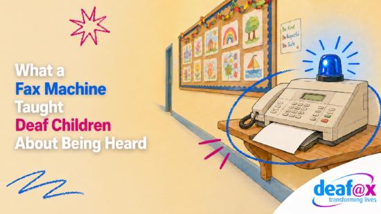 What a Fax Machine taught Deaf Children about being Heard